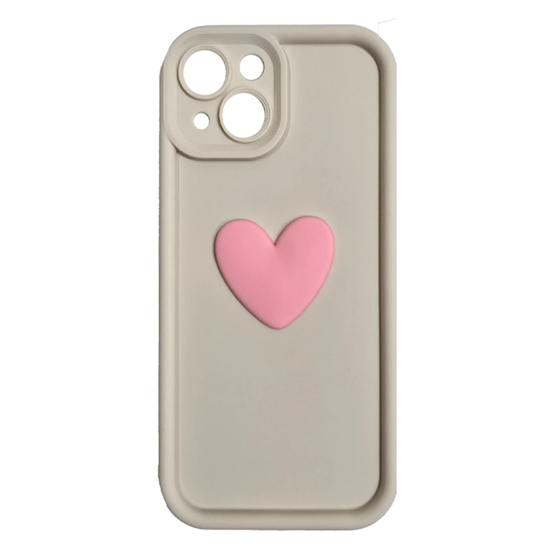 کاورگوشی موبایل اپل iPhone 15 مدل سولید Heart